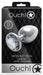 Bijou anal Round Gem L 8 x 4cm Argenté-Transparent