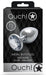 Bijou anal Round Gem M 7 x 3.3 cm Argenté-Transparent