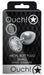 Bijou anal Round Gem S 6 x 2.6cm Argenté-Transparent