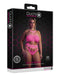 Body à encolure grecque Rose Fluo