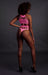 Body à encolure grecque Rose Fluo