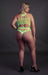 Body à encolure grecque Vert Fluo