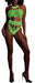 Body à encolure grecque Vert Fluo