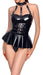 Body avec jupe VINYL BODY SKIRT Noir