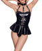 Body avec jupe VINYL BODY SKIRT Noir