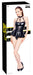 Body avec jupe VINYL BODY SKIRT Noir