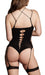Body avec Porte-Jarretelles Shade Metis Noir