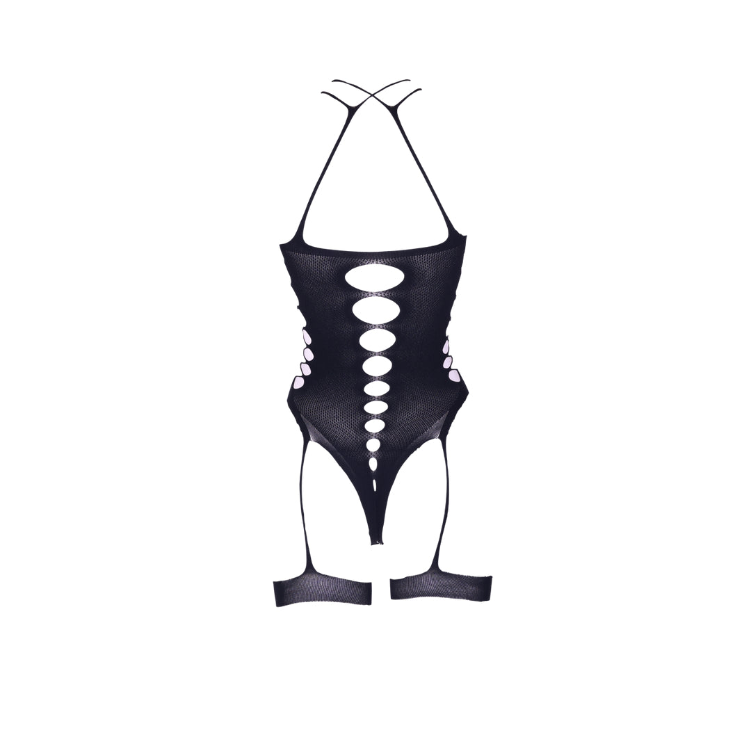Body avec Porte-Jarretelles Shade Metis Noir