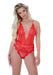 Body Deep-V Lace Rouge