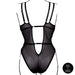 Body Dentelle Double Bretelle Grande Taille Carlita Noir