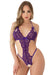 Body Dentelle Opencrotch Violet