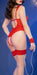 Body ouvert Betalia Rouge