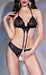 Body ouvert Candice - Noir