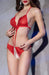Body ouvert Candice - Rouge