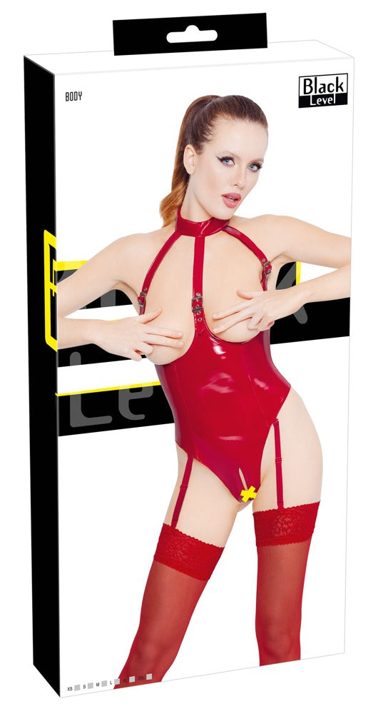 Body ouvert VINYL BODY OPEN Rouge