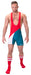Body Singlet Luckenwalde Rouge-Bleu pétrole