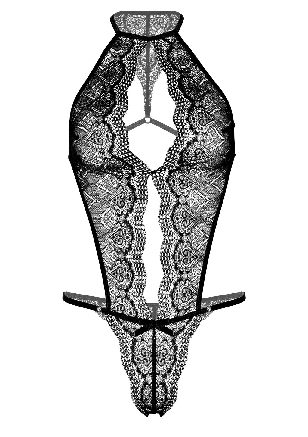 Body Spicy Heart Lace Noir