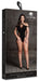 Body String Ouvert Grande Taille Leda Noir