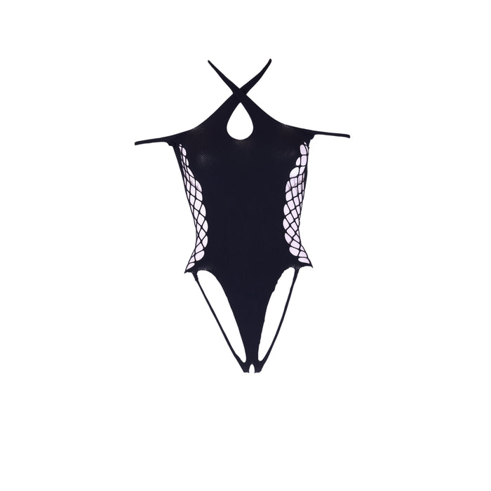 Body String Ouvert Leda Noir