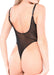 Body String Transparent Échancré Seductive Noir