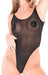 Body String Transparent Échancré Seductive Noir