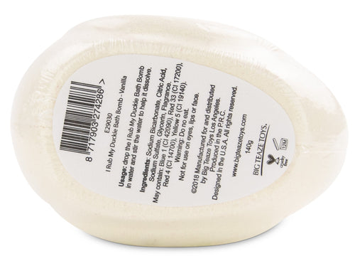 Bombe de bain Moussante Canard Parfum Vanille