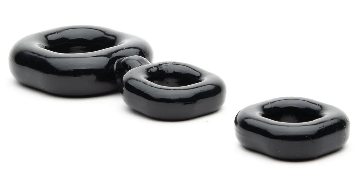 Boner Kit Cockring et Ballstretcher noir