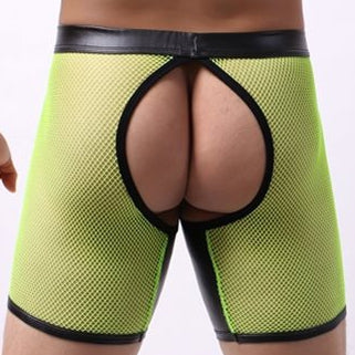 Bottomless Long OPEN IT Jaune Neon