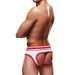 Bottomless Open Brief Prowler Blanc-Rouge