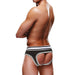 Bottomless Open Brief Prowler Noir-Blanc