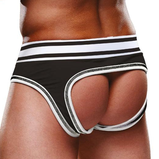 Bottomless Open Brief Prowler Noir-Blanc
