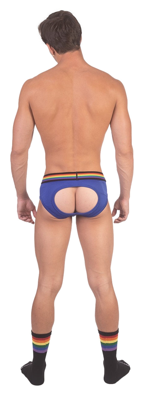 Backless PRIDE Bleu