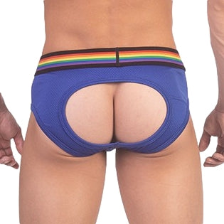 Backless PRIDE Bleu