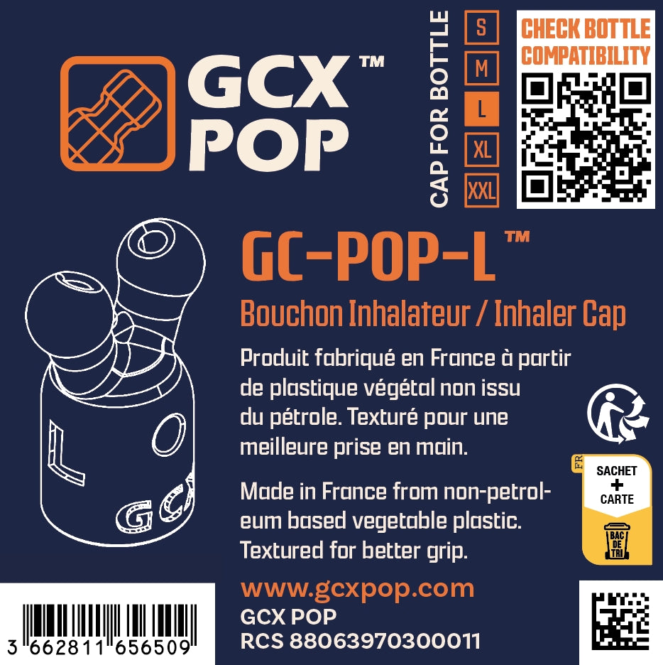 Bouchon Diffuseur précis d'Arôme GC-POP Taille L