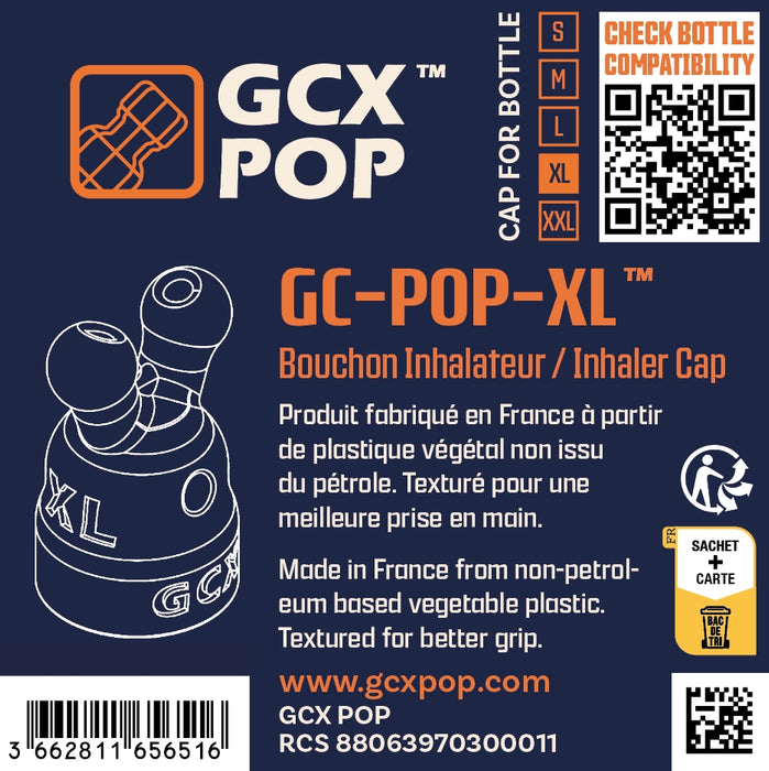 Bouchon Diffuseur précis d'Arôme GC-POP Taille XL