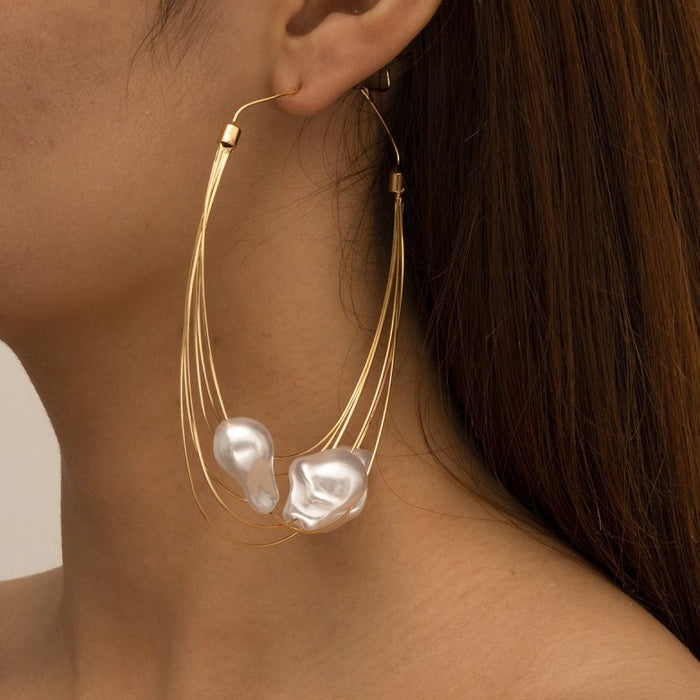 Boucles d'oreille Gold Ear 10cm