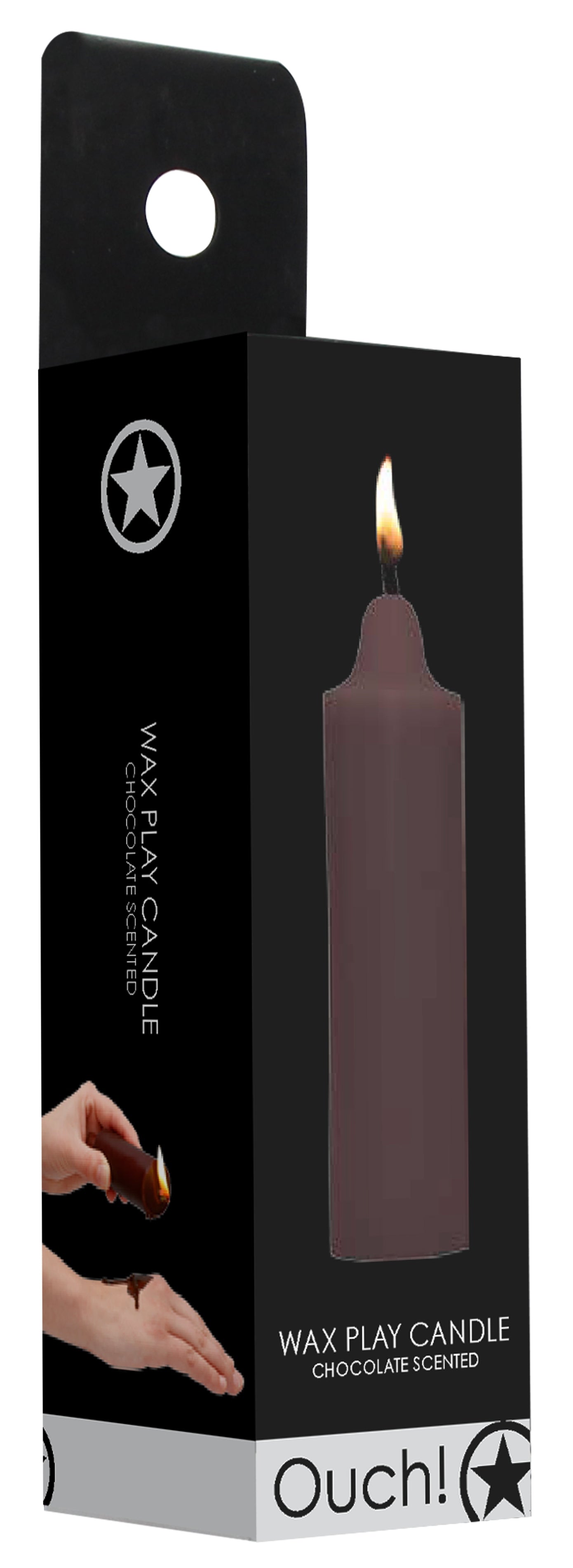Bougie Wax avec Arôme Chocolat 12cm