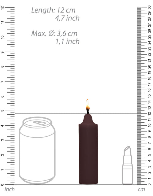 Bougie Wax avec Arôme Chocolat 12cm