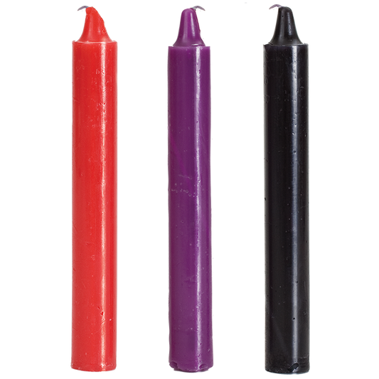 Bougies colorées x3