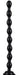 Boules Ael Beads 47 x 3.5 cm Noires
