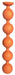 Boules anales BULBY BUTT L 36 x 5.7 cm Orange