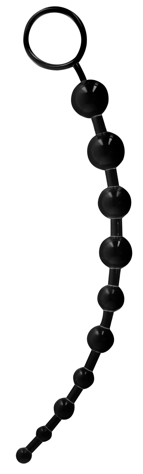 Boules anales Chaîne 26 x 2.3cm Noir