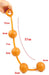 Boules anales en silicone Ass Orange 50 x 5.5cm