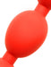 Boules anales en silicone STRETCH EGGS L 47 x 6 cm Rouges