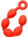Boules anales en silicone STRETCH EGGS L 47 x 6 cm Rouges