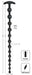 Boules anales Long Beads Silic 48 x 3cm