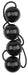 Boules anales Rubicon M 32 x 5cm Noires