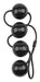 Boules anales Rubicon S 25 x 4cm Noires