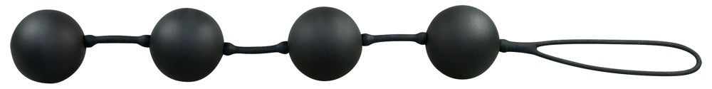 Boules anales Velvet 23 x 3.5cm noires