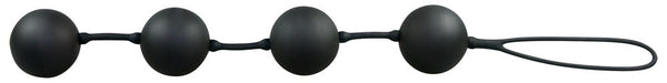 Boules anales Velvet 23 x 3.5cm noires